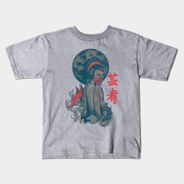 Geisha Kids T-Shirt by jerksay